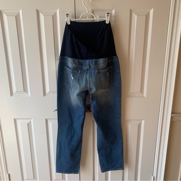 Ingrid & Isabel Mia Distressed Medium Wash Boyfriend Jeans - Picture 3 of 10